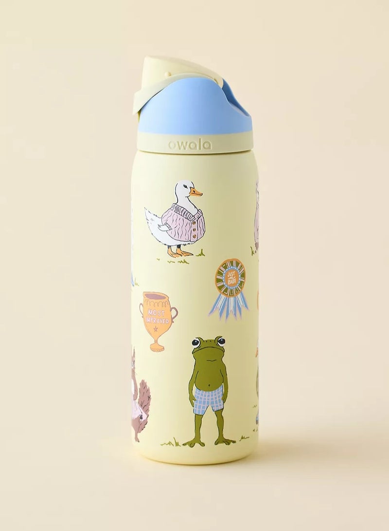 Owala （Party Animals 32OZ）Freesip Insulated Stainless Steel Water Bottle With Straw For Sports And Travel, Bpa-Free,Freesip Insulated Stainless Steel Water Bottle With Straw For Sports And Travel, Bpa-Free - Image 5